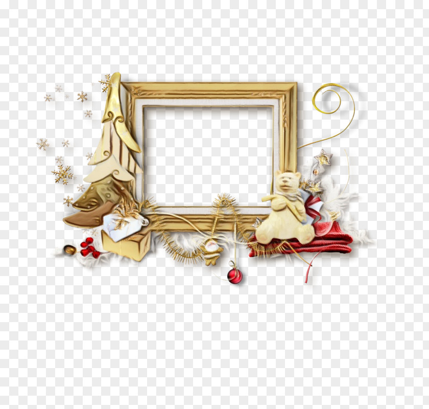 Interior Design Rectangle Christmas Picture Frame PNG