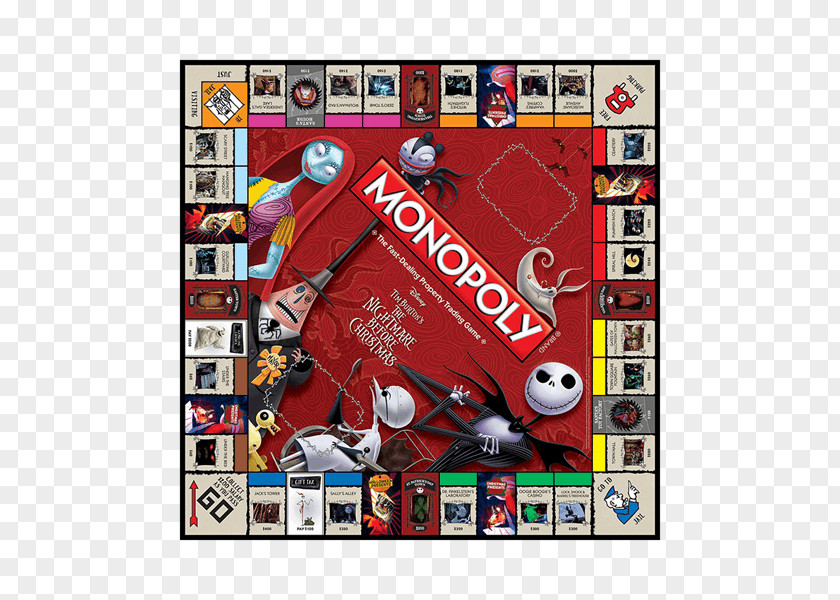 Youtube USAopoly Monopoly The Nightmare Before Christmas: Pumpkin King Hasbro YouTube PNG