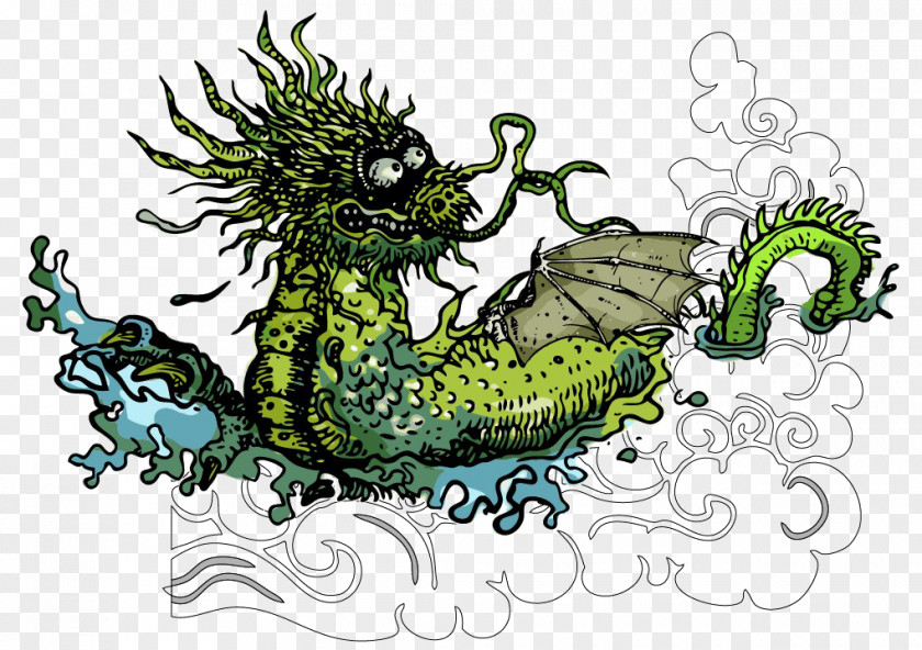 Cartoon Dragon Image Shenron Chinese PNG