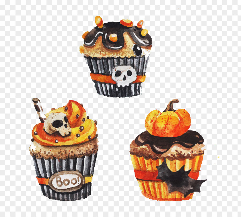Halloween Cupcakes Cupcake PNG