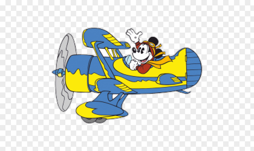 Mickey Mouse Minnie Airplane Clip Art PNG