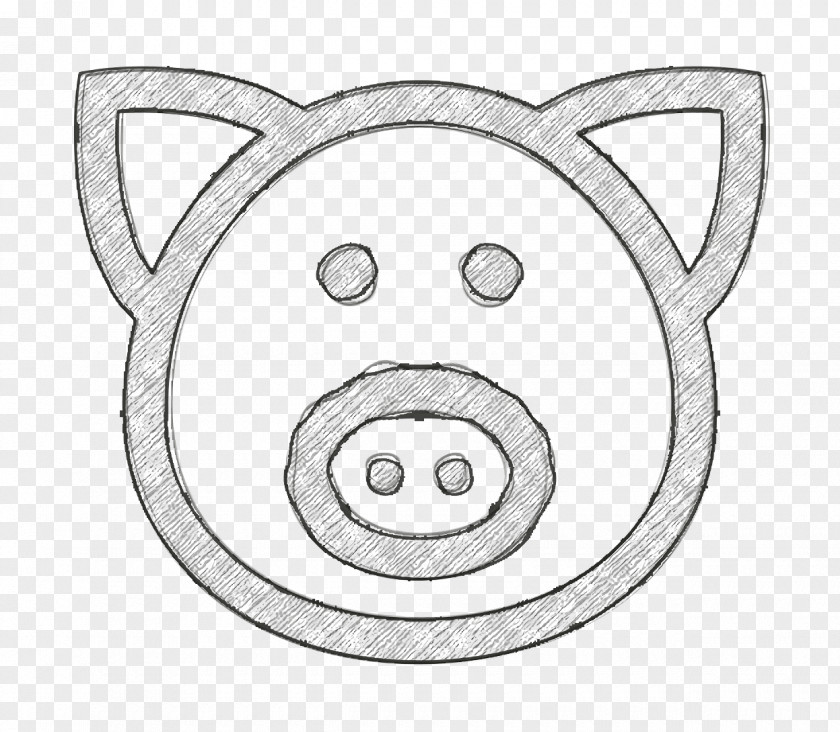 Pig Icon Animals PNG