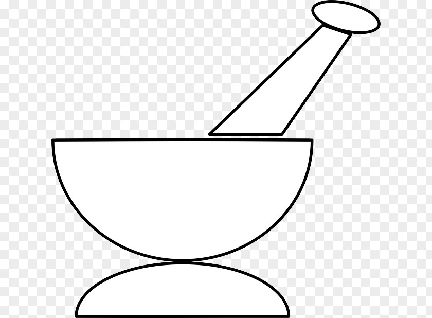Potted Cactus Mortar And Pestle Clip Art PNG