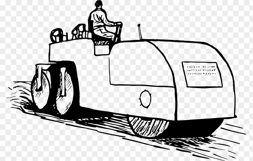 Road Roller Heavy Machinery Clip Art PNG