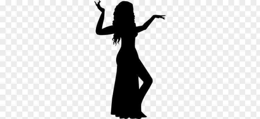 Silhouette Belly Dance PNG