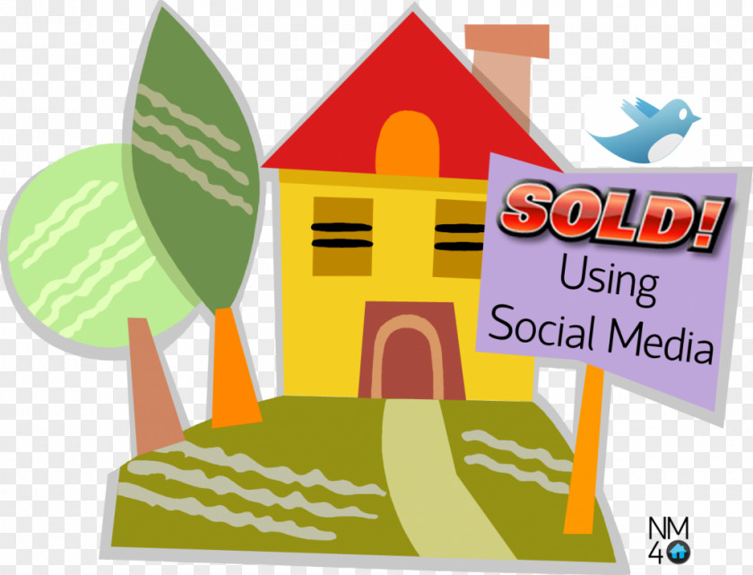 Social Media House Clip Art PNG