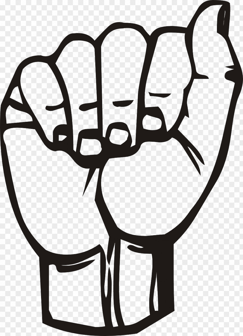 United States American Sign Language PNG