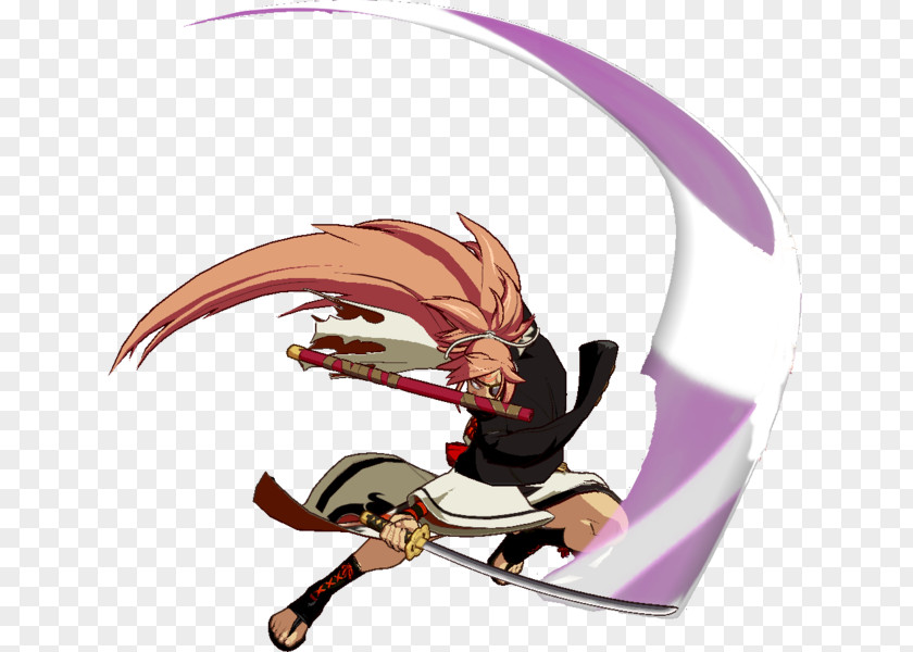 Baiken 梅喧 Katana Guilty Gear Xrd PNG