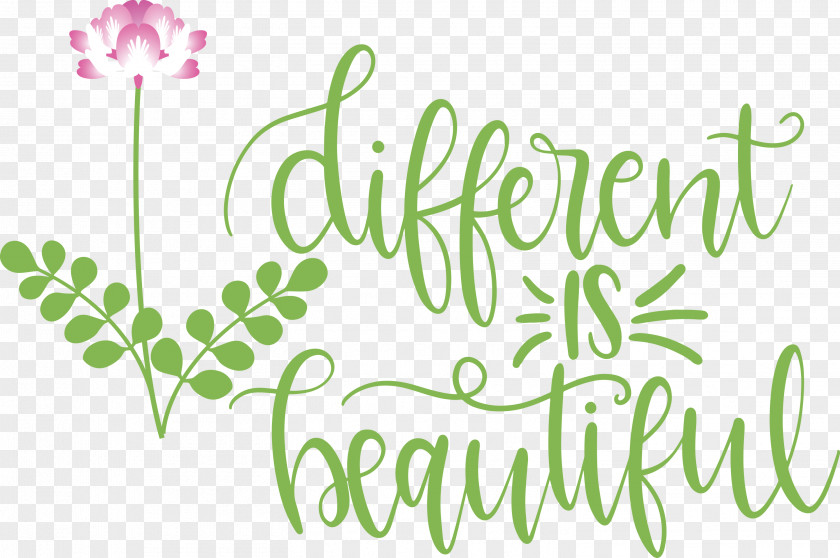 Different Is Beautiful Womens Day PNG