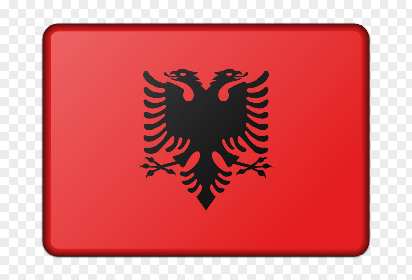 Flag Of Albania Albanian Republic National PNG