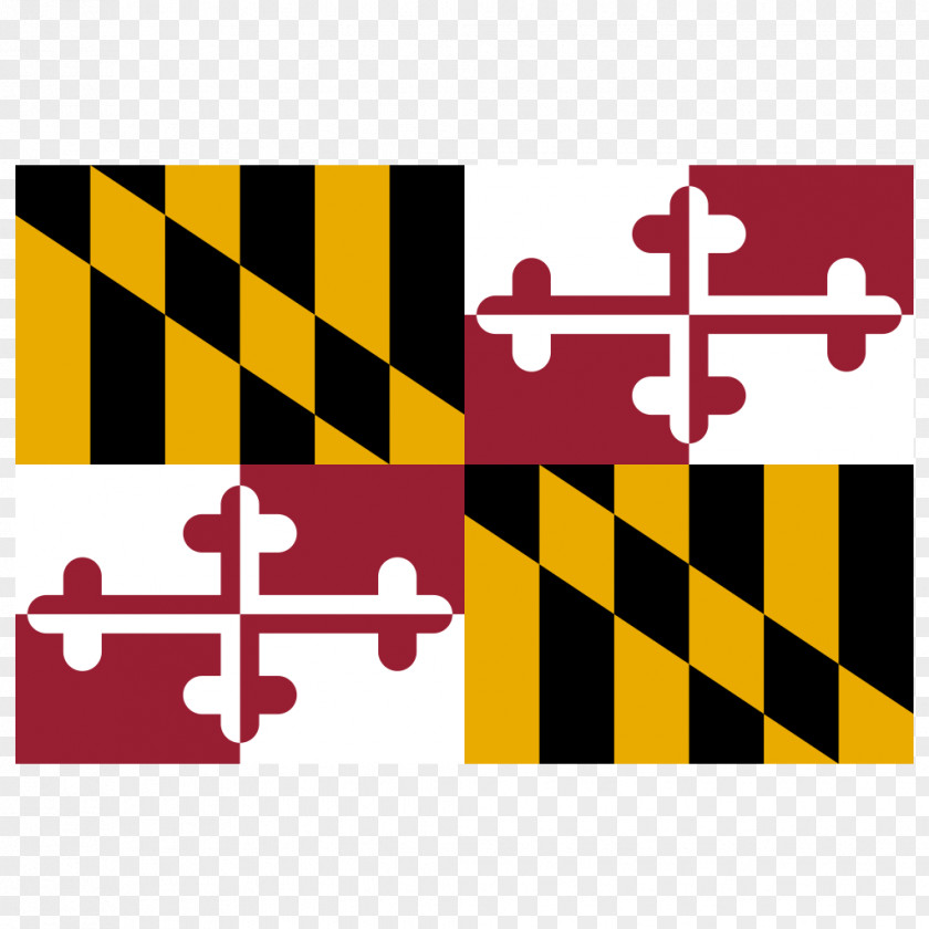 Flag Of Maryland State PNG
