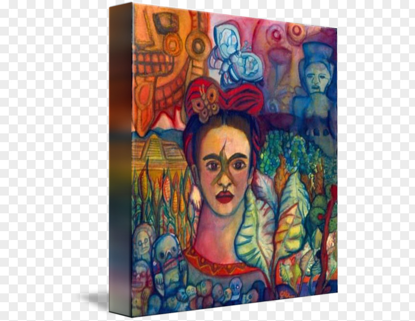 FRIDA Mexico Frida Kahlo Modern Art Painting PNG