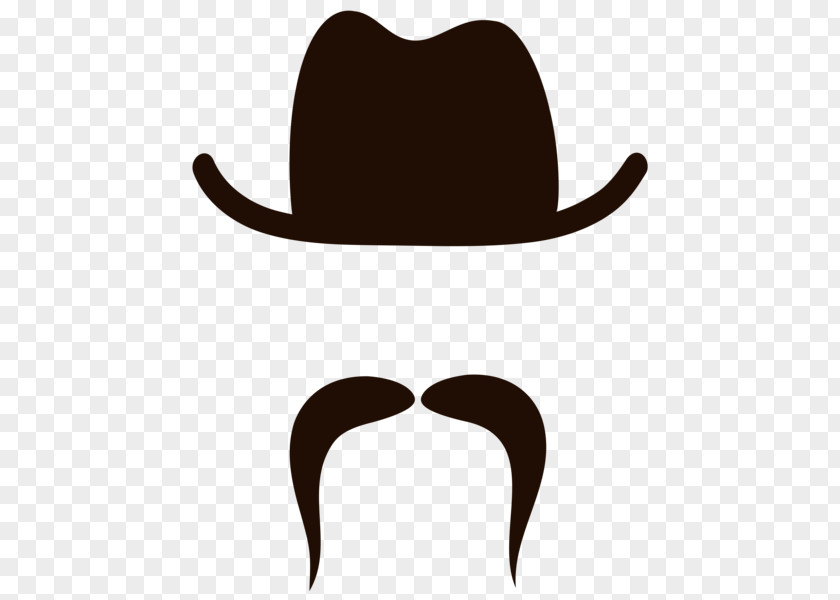 Moustache Cowboy Hat Clip Art PNG