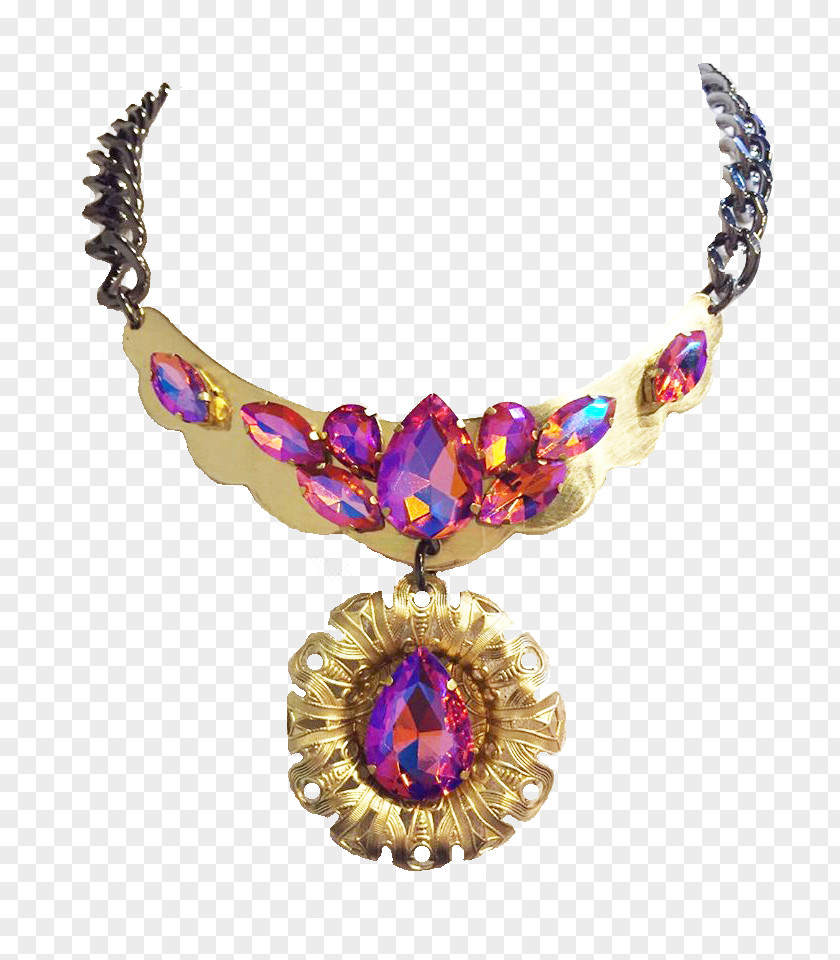 Necklace Crown Jewelry Designer Jewellery Gemstone PNG