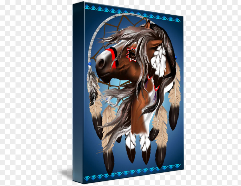 Painted Horse American Paint Poster Dreamcatcher Painting Equestrian PNG