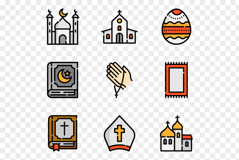 Religious Elements Amusement Park Clip Art PNG