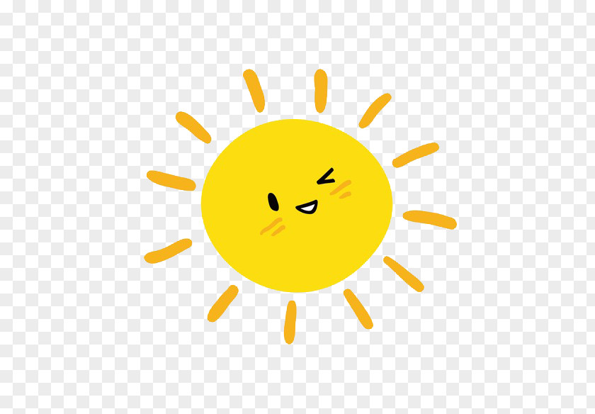 Vector Cartoon Sun Sunscreen PNG