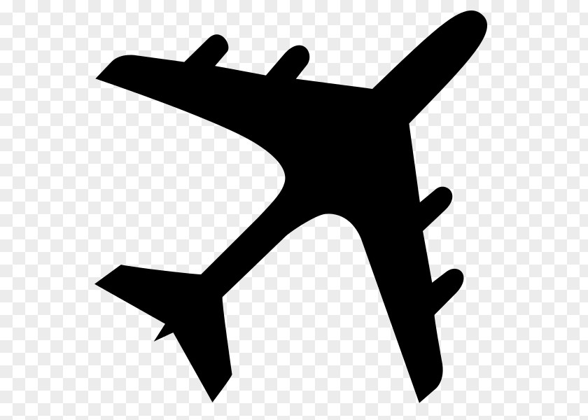 Airplane Silhouette Aircraft Drawing PNG