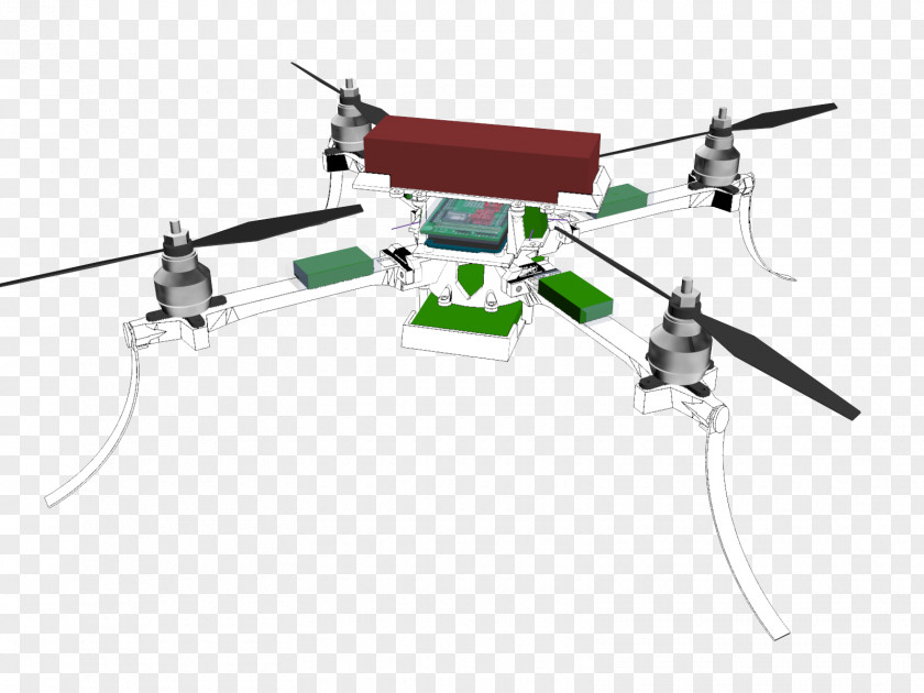 Central Processing Unit TU Wien Helicopter Rotor Drawing Perspective PNG