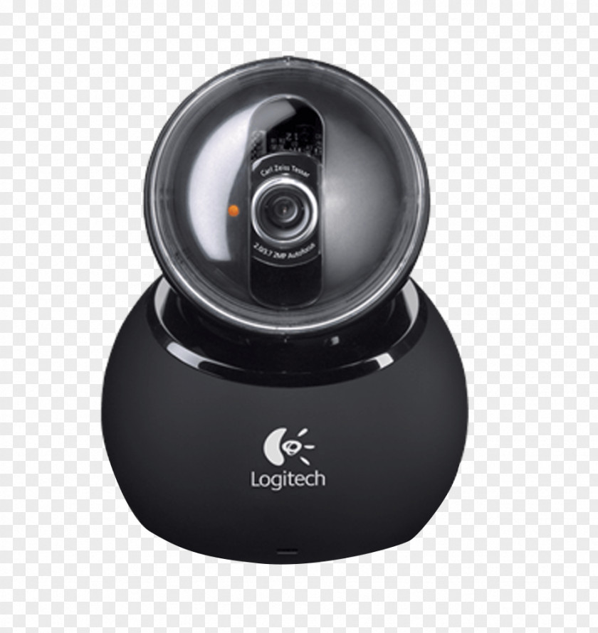 Small Black Camera Webcam Logitech QuickCam USB Video Device Class PNG