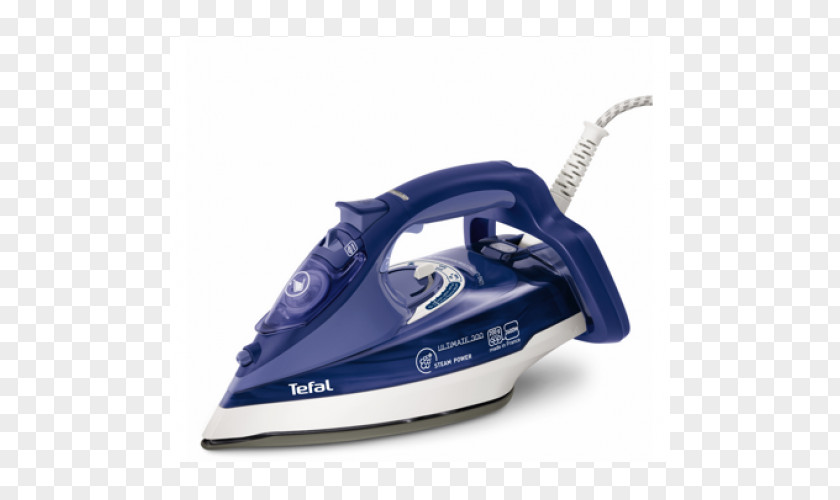 Steam Iron Clothes Tefal Rowenta Lime PNG