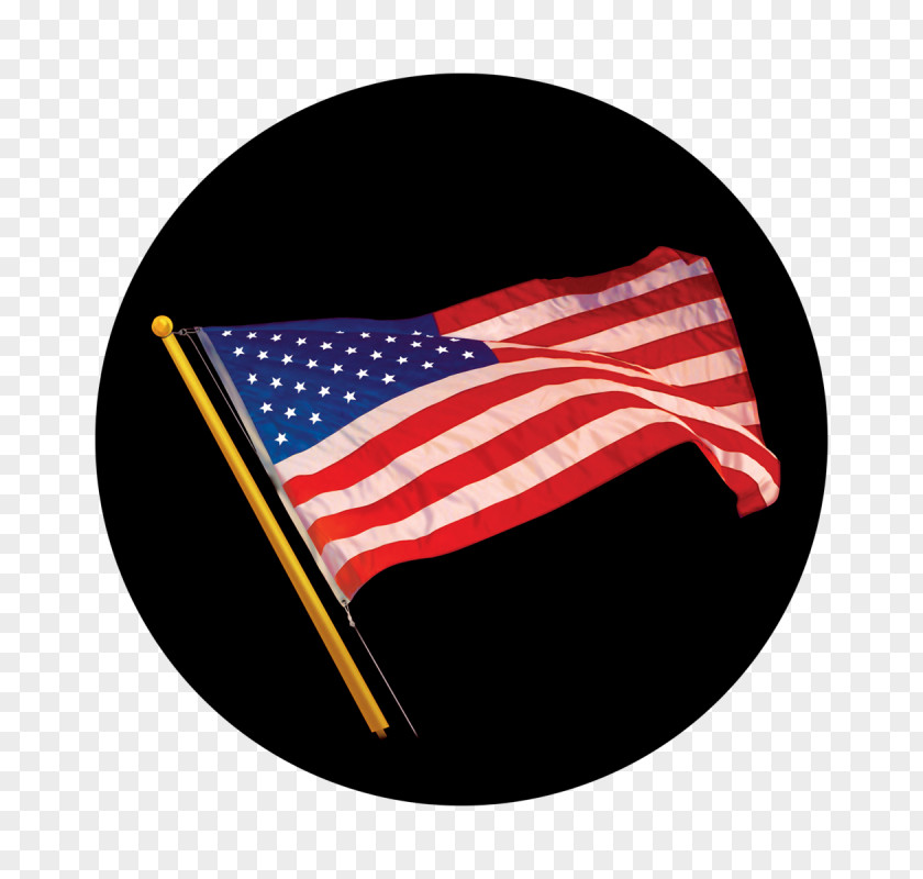 American Flag Design Of The United States Glass Gobo PNG