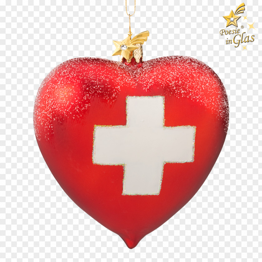 Glass Rothenburg Ob Der Tauber Christmas Ornament Flag Of Switzerland Käthe Wohlfahrt PNG