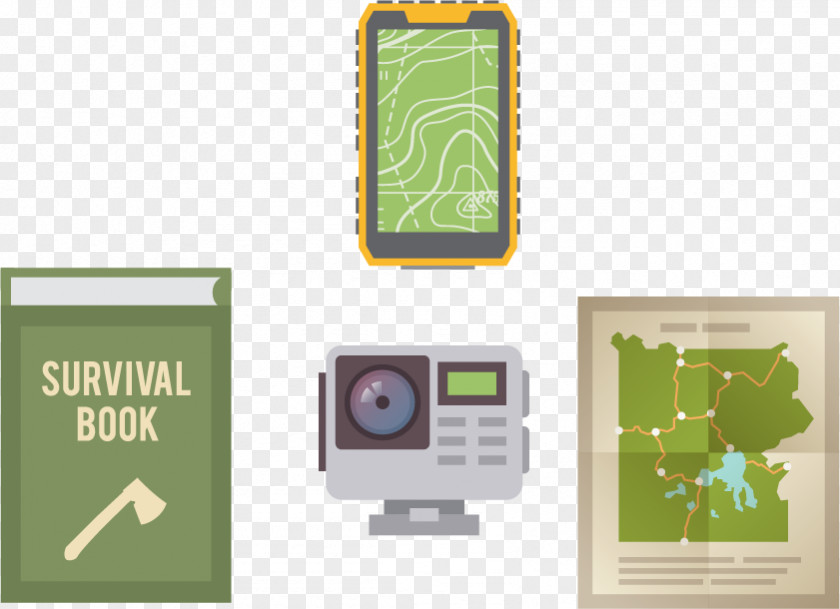 Maps For Mobile Radio Vector Material Graphic Design Phone Euclidean PNG