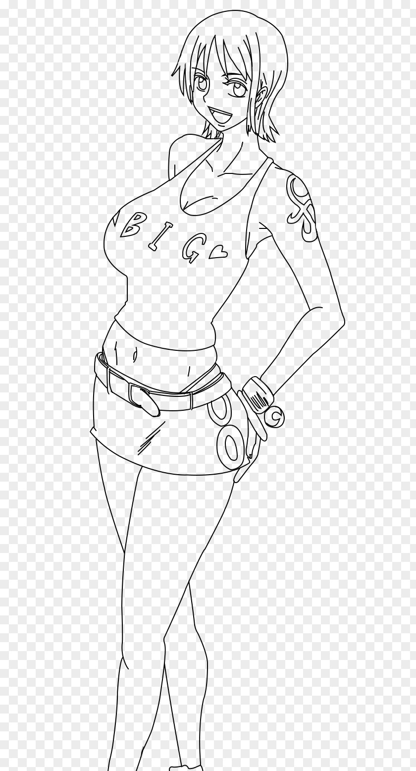 One Piece Psd Line Art Drawing Cartoon Inker PNG