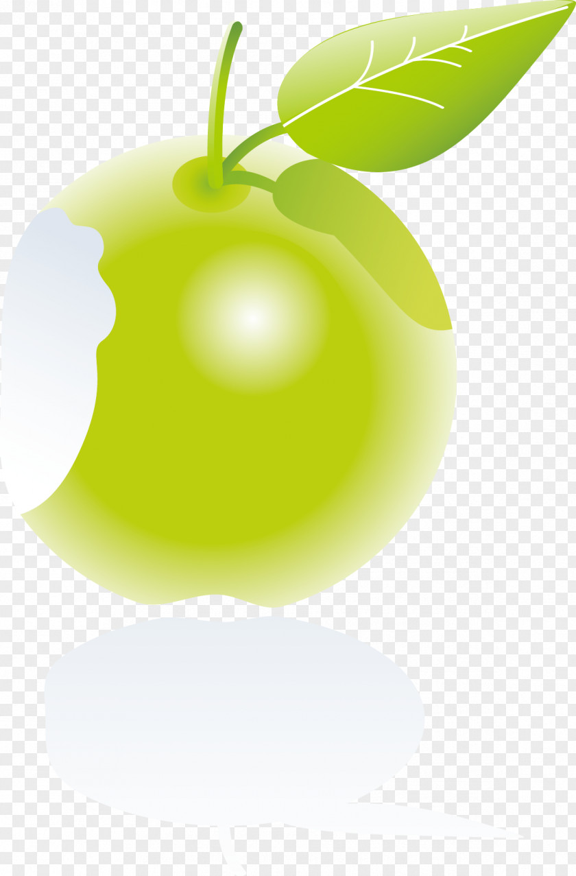 Be Bitten By The Apple Beautiful Picture Granny Smith Biting Euclidean Vector Illustration PNG