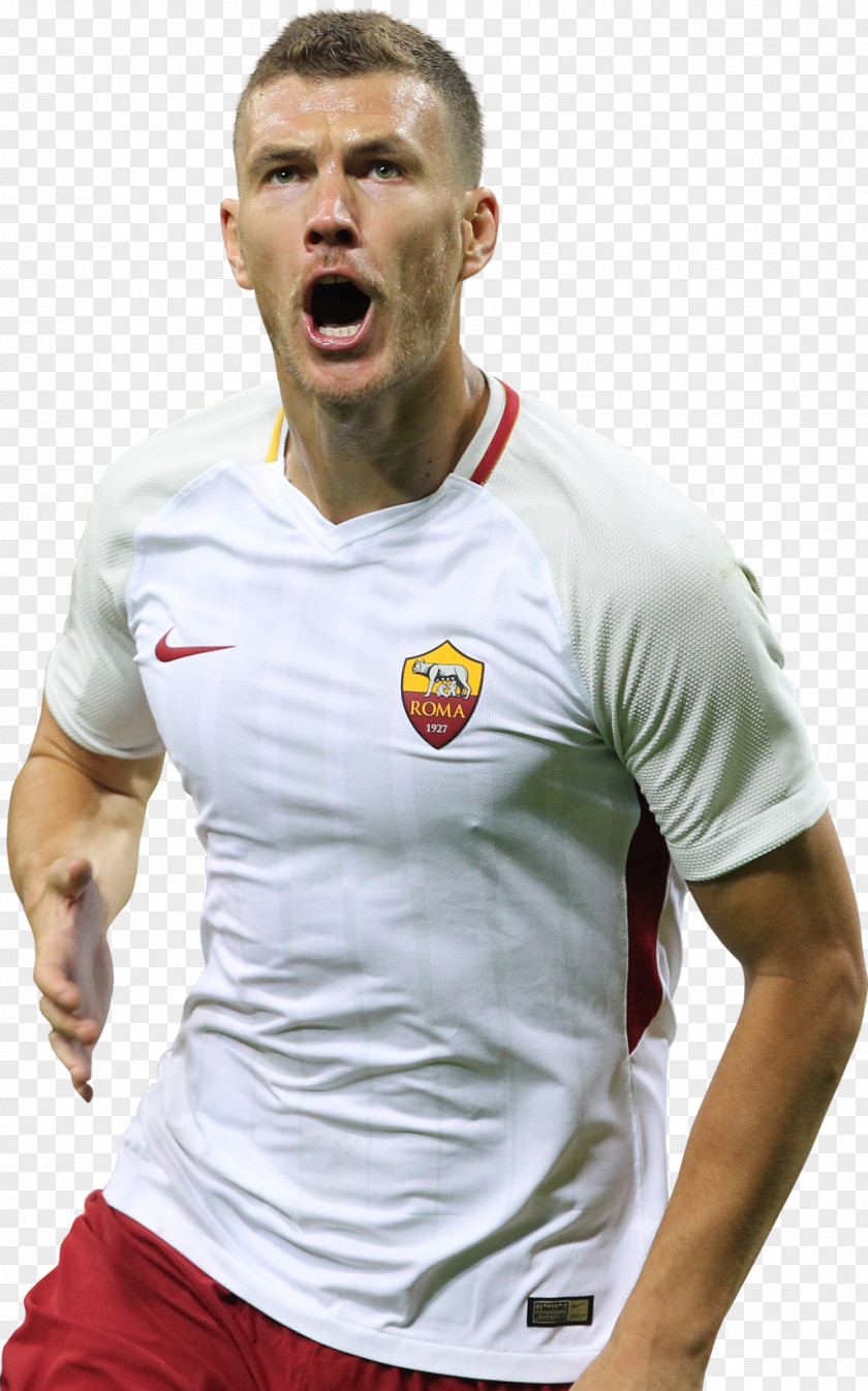 Football Edin Džeko A.S. Roma Soccer Player Serie A A.C. Milan PNG
