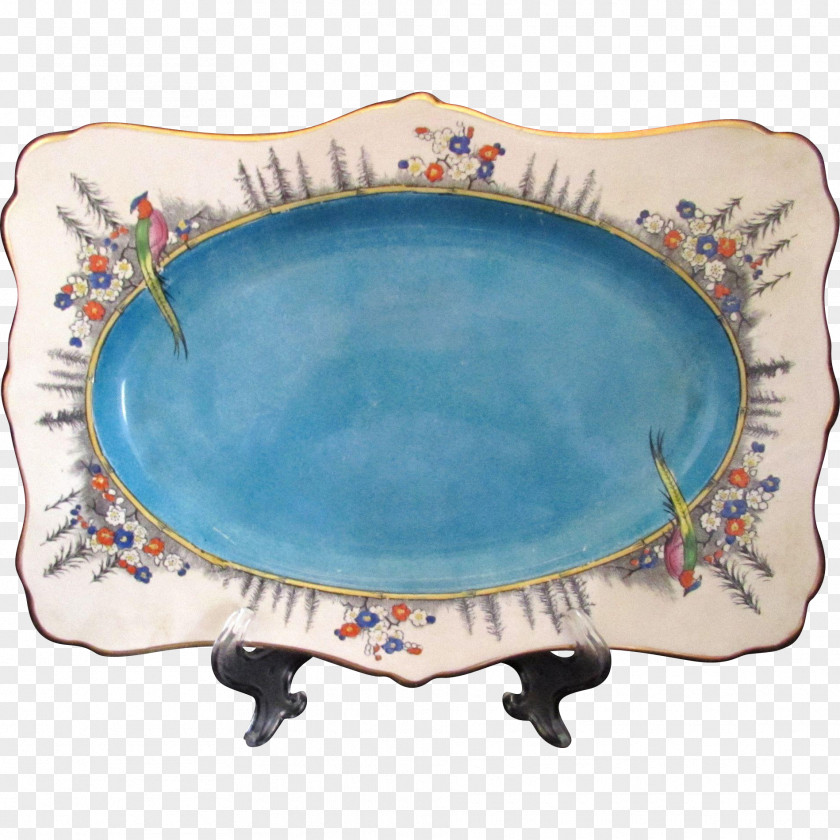 Hand-painted Birds Tableware Platter Ceramic Plate Porcelain PNG