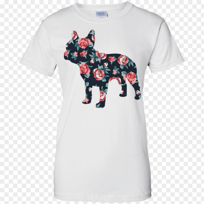 T-shirt French Bulldog White Sleeve PNG