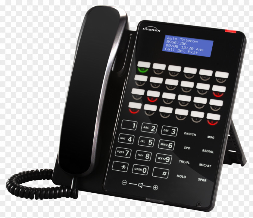 Telephone Handset Business System Voicemail Telecommunication PNG