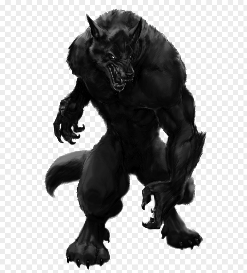 Werewolf DeviantArt Black Dog PNG