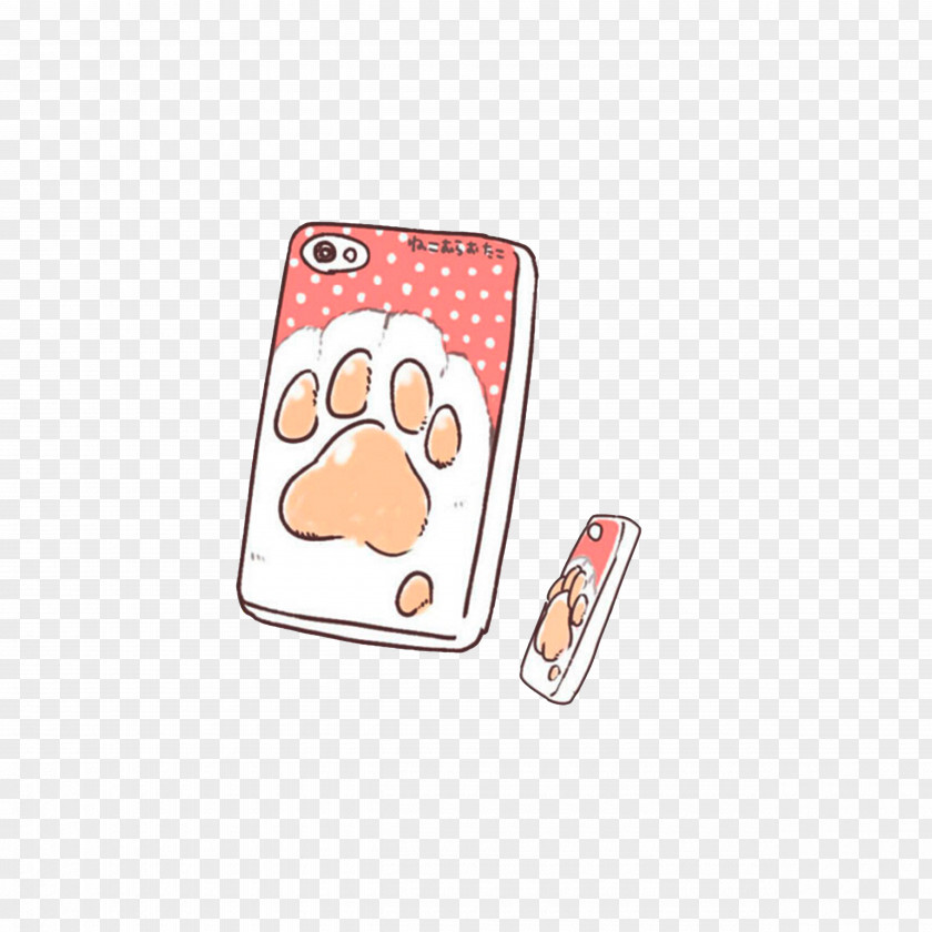 Cat Claw Cell Phone Shell Icon PNG