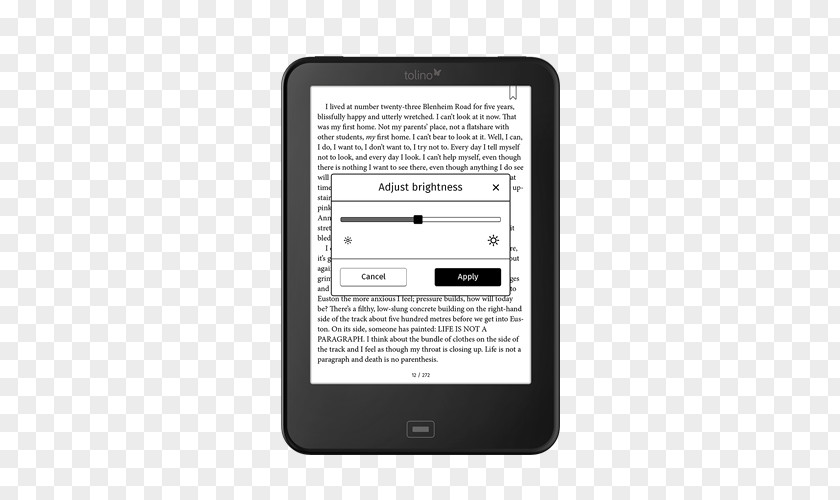 E-ink Tablet Comparison Of E-readers Tolino Vision 3 HD 4 Shine 2 PNG