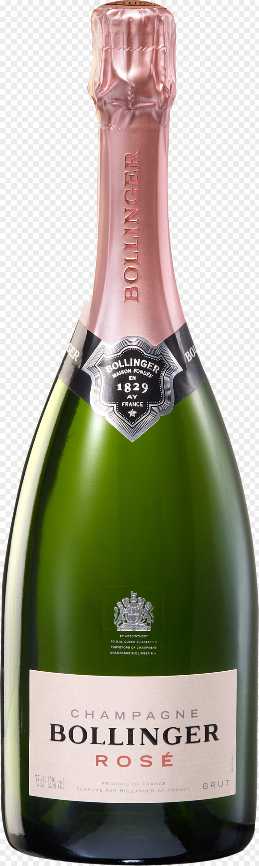 Champagne Bollinger Rosé Sparkling Wine PNG