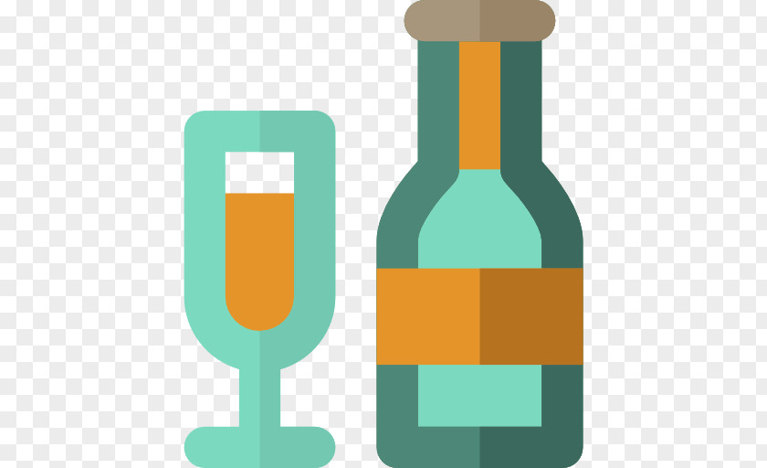 Champagne Vector Bottle Alcoholic Drink Food PNG