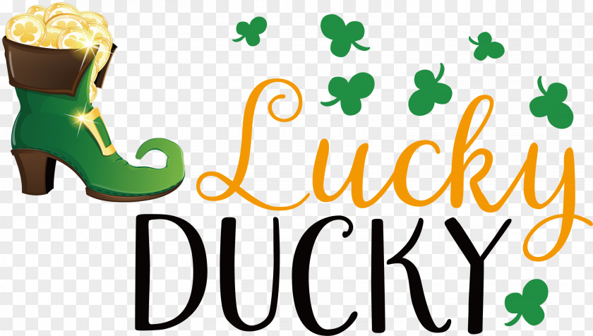 Lucky Ducky Patricks Day Saint Patrick PNG