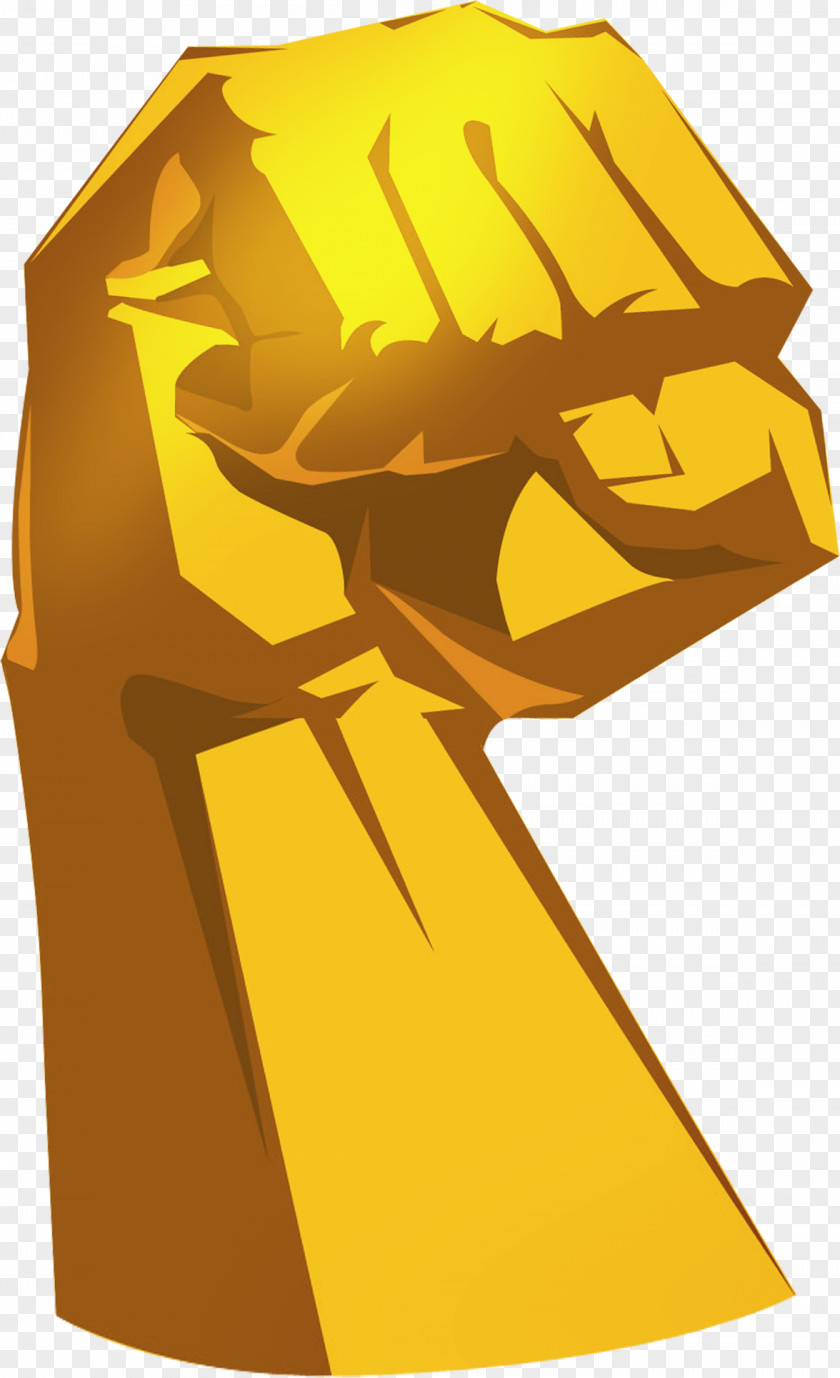 Make A Fist,fist,Golden Fist,victory,competition,struggle,Hard Work Fist Clip Art PNG