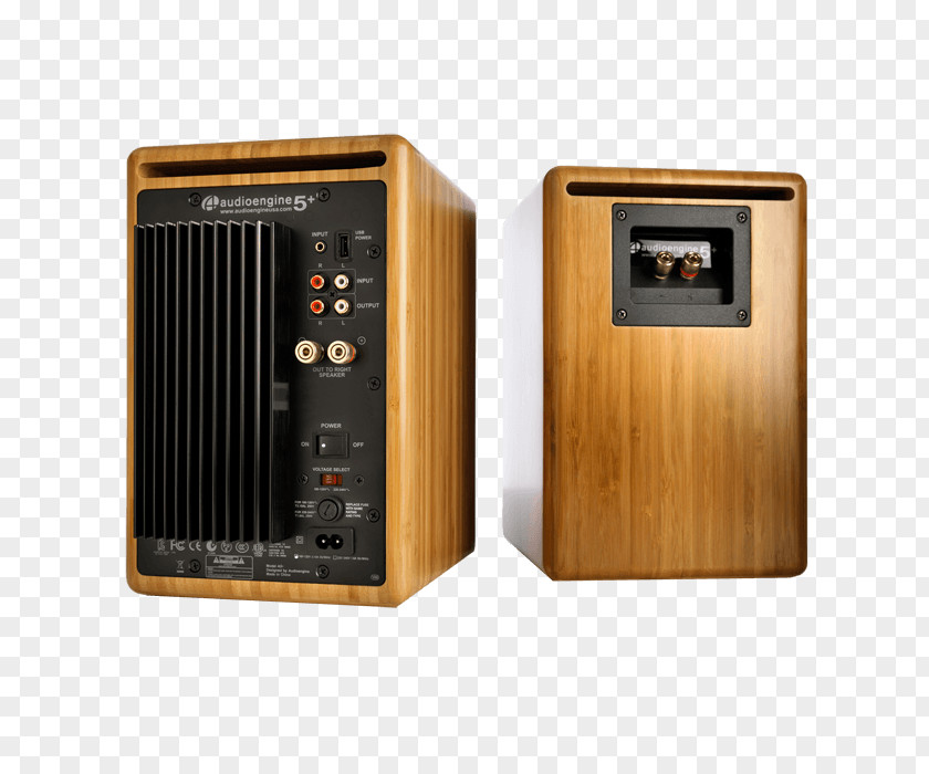 Audioengine A5+ Loudspeaker Powered Speakers PNG
