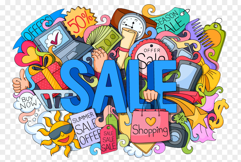 Bigsale Discount Shopping Carnival Sales Illustration PNG