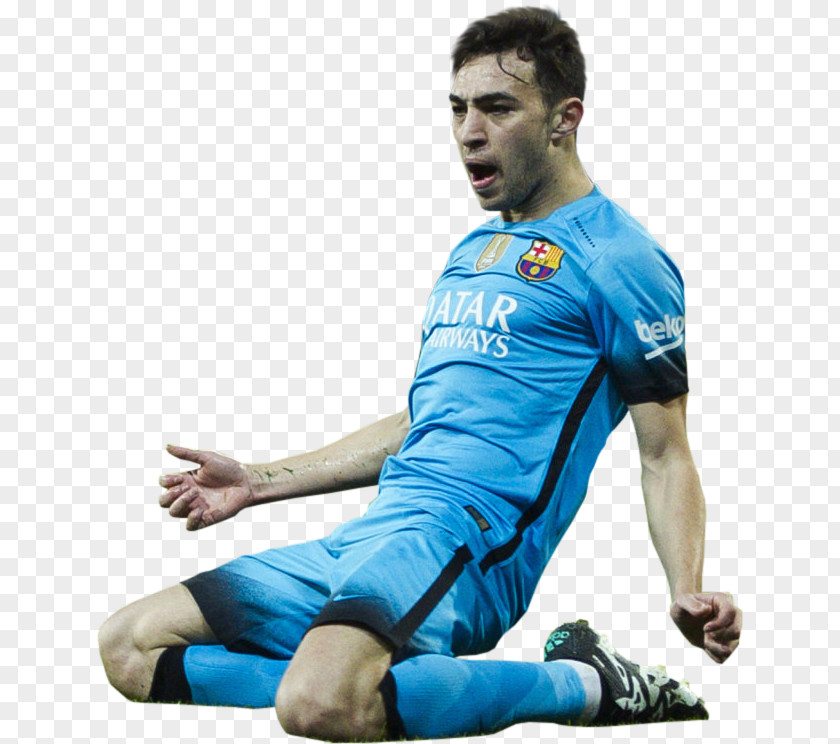 Fc Barcelona Munir El Haddadi FC Football Jersey Soccer Player PNG
