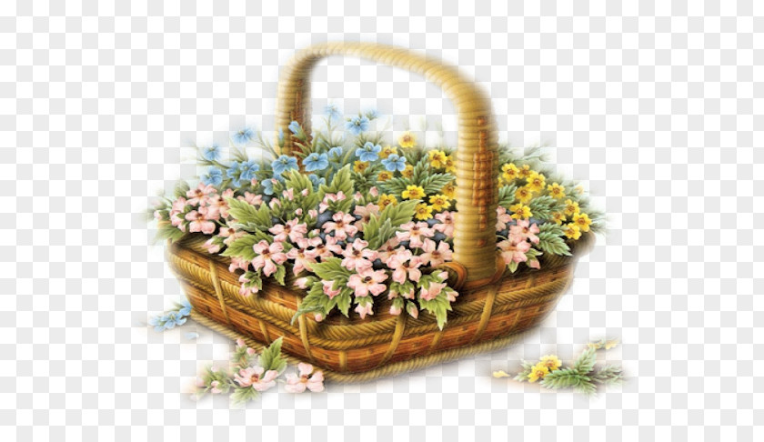 Floristry Basket Gift PNG