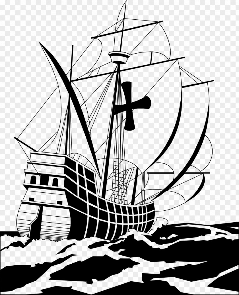 Sailing Ship Indian Captive: The Story Of Mary Jemison Clip Art PNG