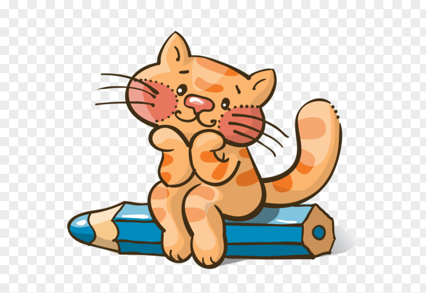 Cat Kitten Pencil Drawing PNG