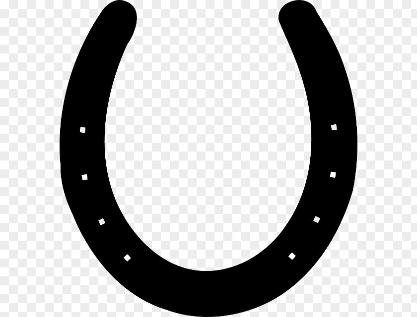 Horse Horseshoe Silhouette Clip Art PNG