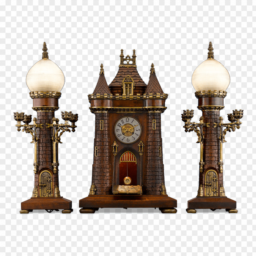 Big Ben Crichton Castle Clock Middle Ages Antique PNG