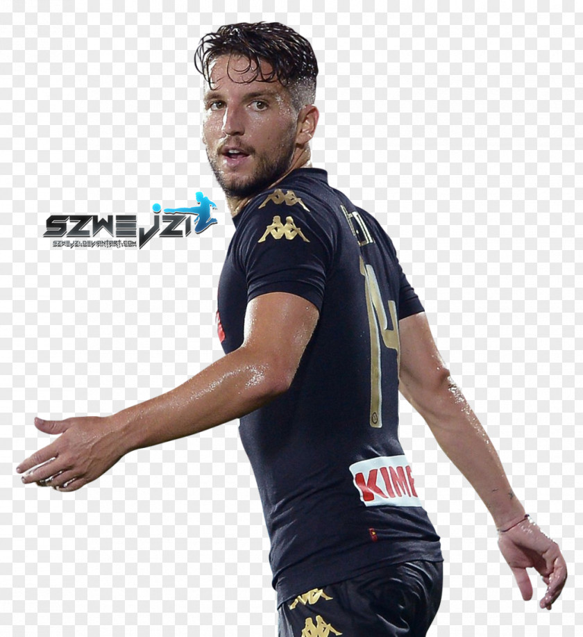 Dries Mertens S.S.C. Napoli Desktop Wallpaper PNG